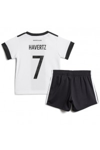 Tyskland Kai Havertz #7 Babyklær Hjemme Fotballdrakt til barn VM 2022 Korte ermer (+ Korte bukser)